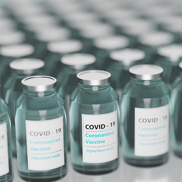 Vials of COVID-19 vaccine ready for distribution